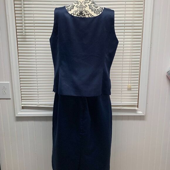 Kasper 2 Piece Skirt Set in Blue Size 16 - Picture 5 of 9